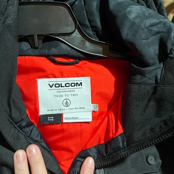 Boys Volcom True to This ski jacket blue/black Large - Picture 2 of 3